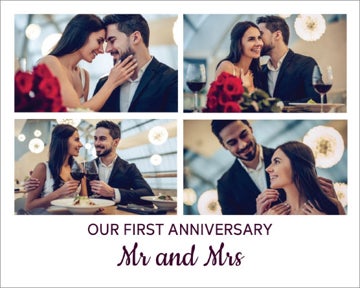 Picture of Our First Anniversary - 11x14