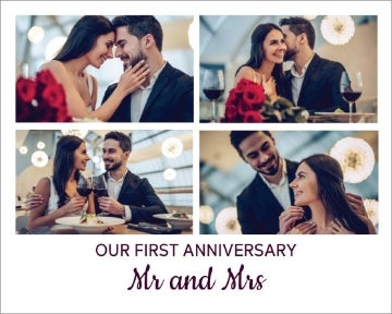 Picture of Our First Anniversary - 18x24