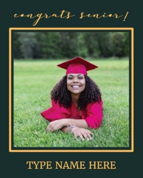 Picture of Congrats senior- 40x30
