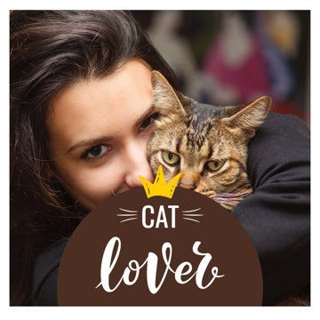 Picture of Cat lover - 8x8