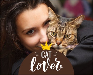 Picture of Cat lover - 30x40
