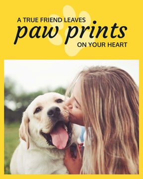 Picture of Paw prints - 24x18