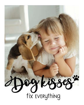 Picture of Dog Kisses - 24x18