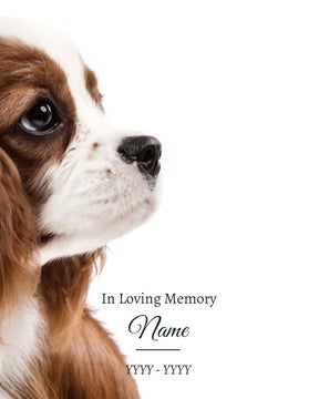 Picture of In Loving Memory - 36x24