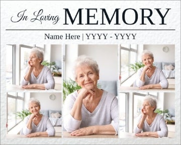 Picture of In loving memory 2- 16x20