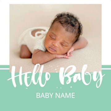 Picture of Hello Baby - 8x8