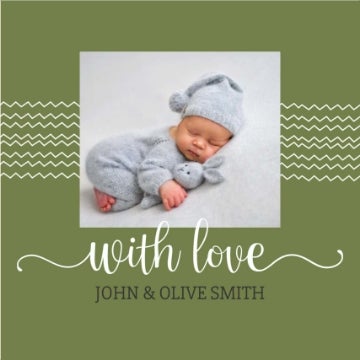 Picture of With Love Boy - 12x12