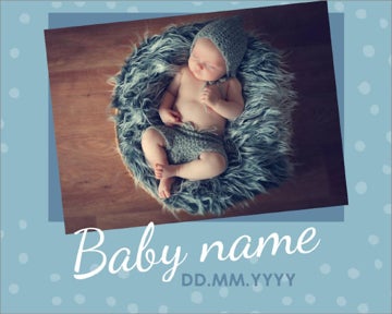 Picture of Welcome Baby - 30x40