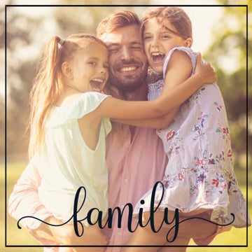 Picture of Family Single Script - 8x8