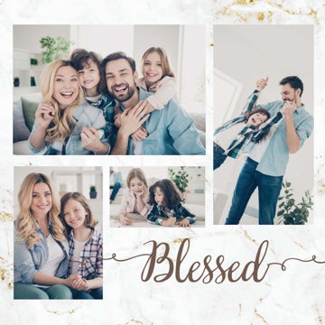 Picture of Blessed-4 Image - 12x12