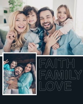 Picture of Faith Family Love-2 Image - 20x16