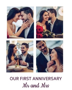 Picture of Our First Anniversary - 36x24