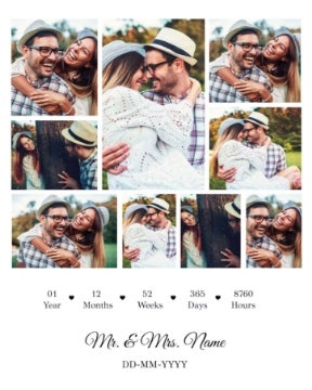 Picture of One Year together - 36x24