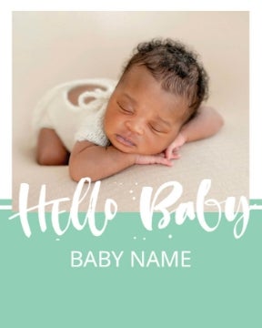 Picture of Hello Baby - 14x11