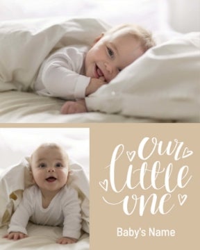 Picture of Our little one - 36x24