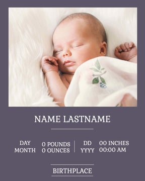 Picture of Baby's Details - 40x30