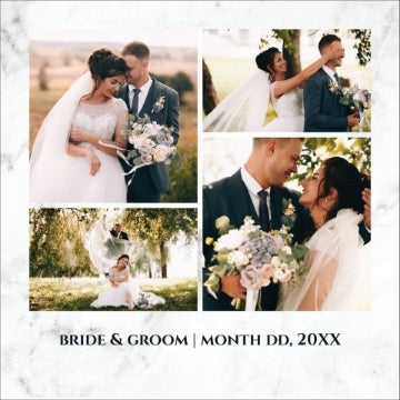 Picture of Wedding collage - 12x12