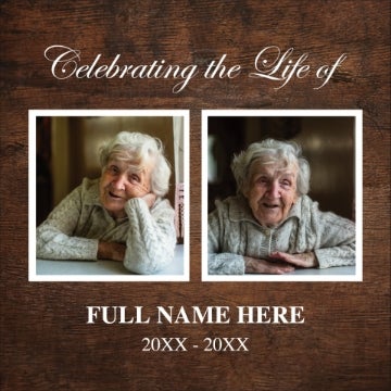 Picture of Celebrating the life of - 12x12
