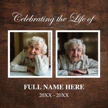 Picture of Celebrating the life of - 8x8