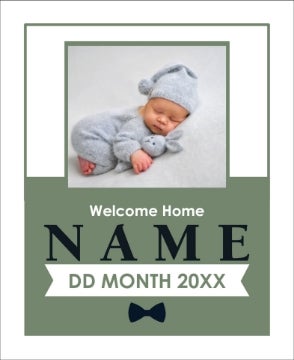 Picture of Welcome Home Boy - 24x18