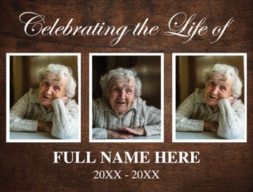 Picture of Celebrating the life of - 18x24