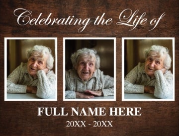 Picture of Celebrating the life of- 16x20