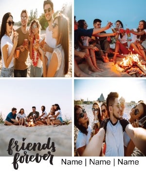 Picture of Friends-01 80x60 Plush (No Bleed)