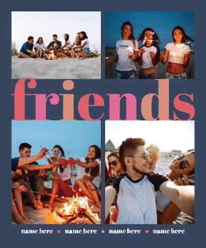 Picture of Friends-07 60x50 Fleece