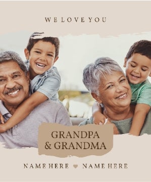 Picture of Grandparents-03 80x60 Sherpa