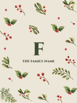 Picture of Holiday-06 40x30 Plush Fleece (No Bleed)