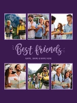 Picture of Friends-05 40x30 Plush Fleece (No Bleed)