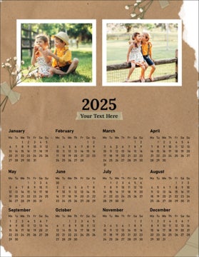 Picture of Vertical Magnet Calendar 11