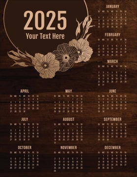 Picture of Vertical Magnet Calendar 12