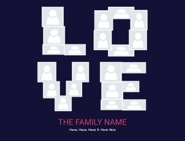 Picture of Family-10 30x40 Fleece (Bleed)