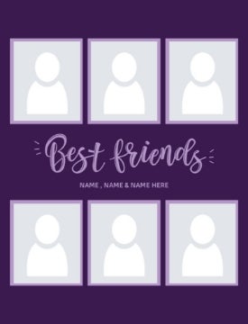 Picture of Friends-05 40x30 Fleece (Bleed)