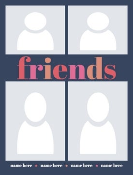 Picture of Friends-07 40x30 Fleece (Bleed)