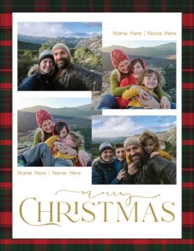 Picture of Christmas Plaid - 5.5" x 4"