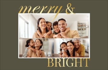 Picture of Merry & Bright - 6" x 9"