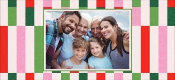 Picture of Colorful Stripes - 4" x 8"