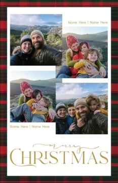 Picture of Christmas Plaid - 9" x 6"