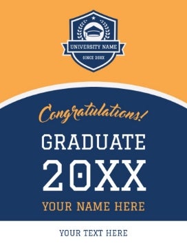 Picture of Graduation Foam Board 1 - 24x18