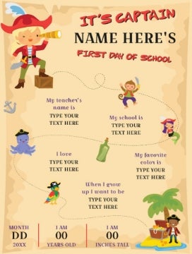 Picture of Back to School Foam Board 4 - 24x18