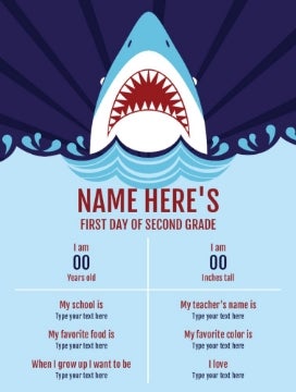 Picture of Back to School Foam Board 5 - 24x18