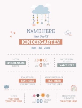 Picture of Back to School Foam Board 11 - 24x18