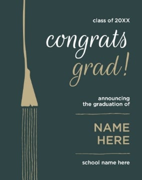 Picture of Graduation Foam Board 4 - 28x22