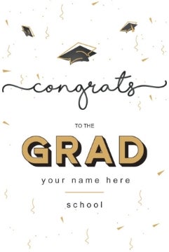 Picture of Graduation Foam Board 7 - 36x24