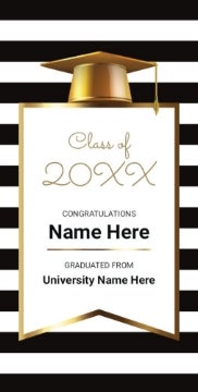 Picture of Graduation Foam Board 10 - 48x24