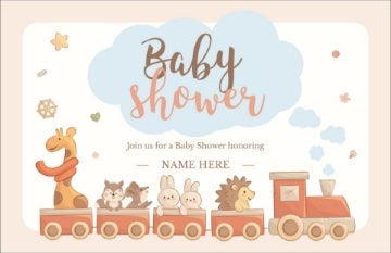 Picture of Baby Shower Express - 4.6" x 7.2"