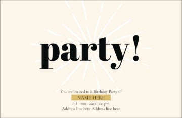 Picture of The Party Edit - 4.6" x 7.2"