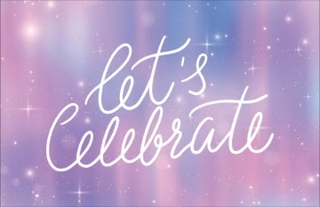 Picture of Let's Celebrate - 4.6" x 7.2"
